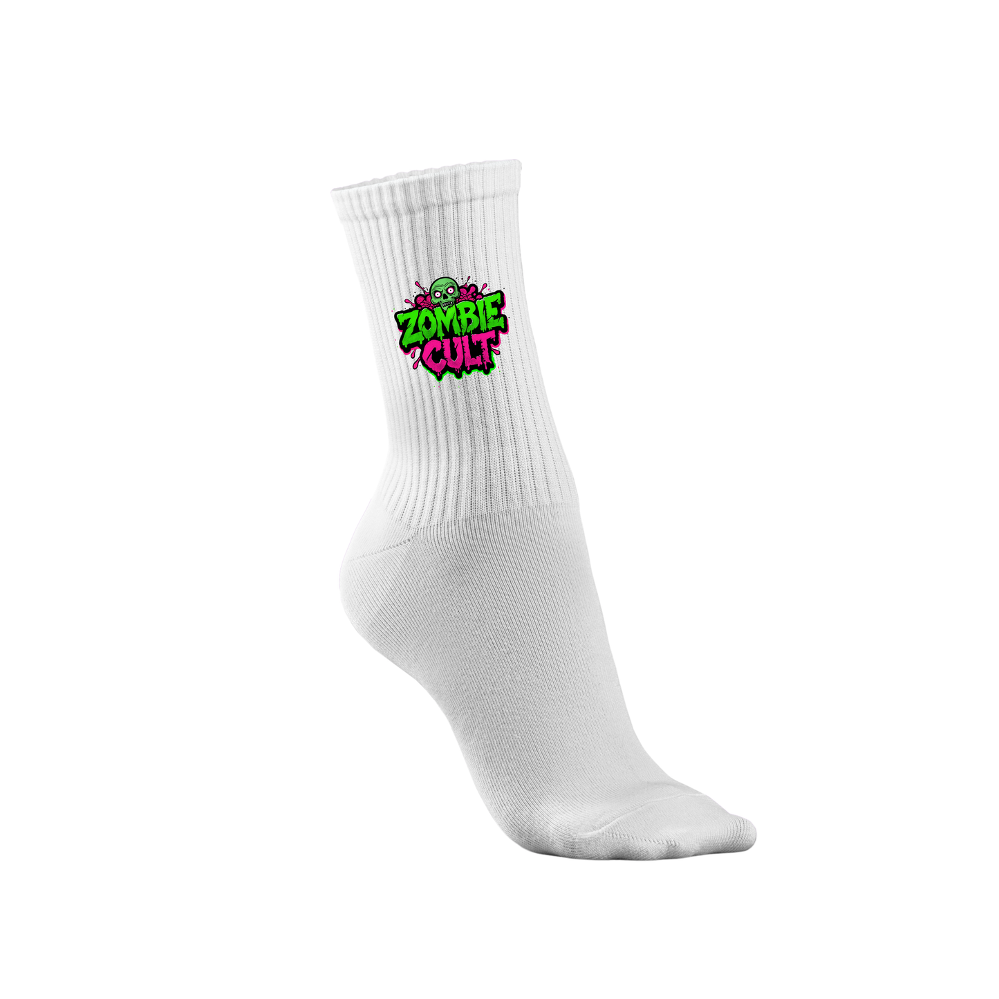 White Crew Socks