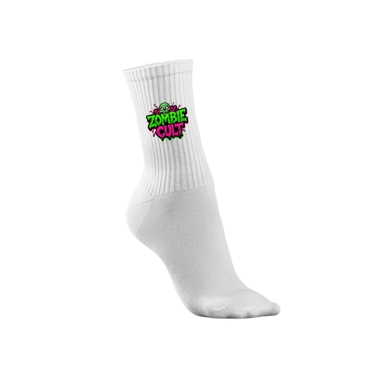 White Crew Socks